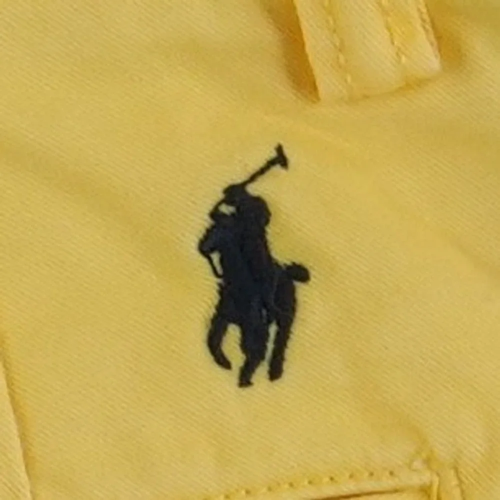 Polo Ralph Lauren Shorts Men's Size 34 Yellow Stretch Classic Fit Chino Pony